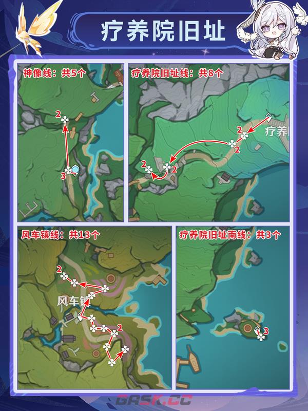 《原神》空羽蛾收集路线-第2张-手游攻略-GASK