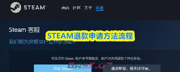 STEAM退款申请方法流程