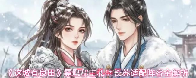 《这城有良田》霓凰郡主和梅长苏适配阵容全解析