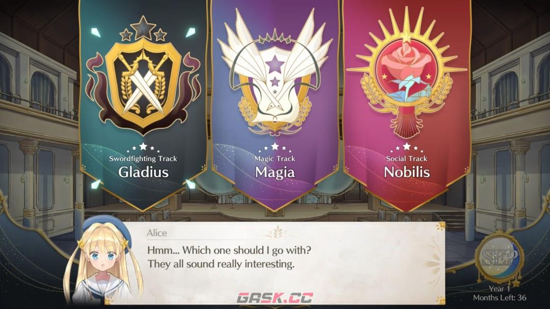 《梦幻魔法公主》课程选择介绍-第2张-单机攻略-GASK