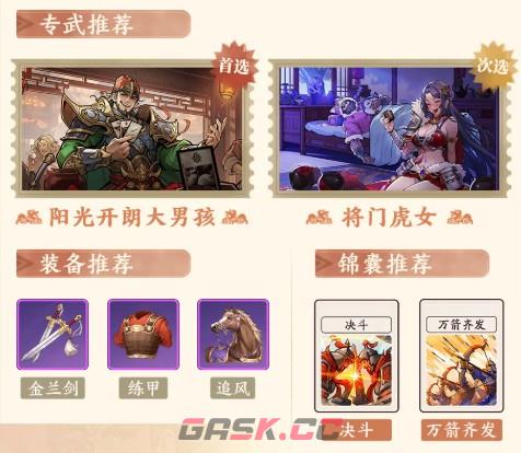 三国杀：武将觉醒新手阵容推荐-第5张-手游攻略-GASK