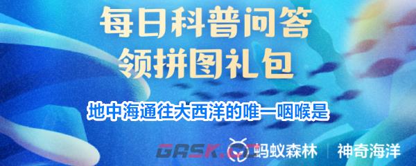 地中海通往大西洋的唯一咽喉是-第1张-手游攻略-GASK