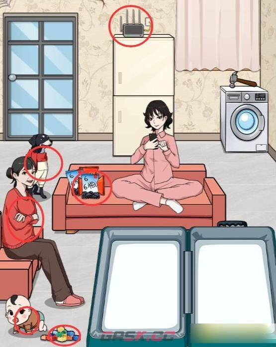 《解压找茬烧脑》第12关大学生行李通关攻略-第2张-手游攻略-GASK