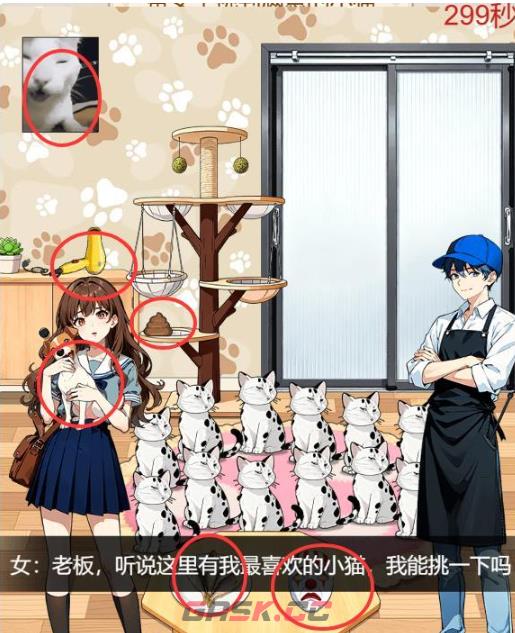《解压找茬烧脑》第58关挑选小猫通关攻略-第2张-手游攻略-GASK