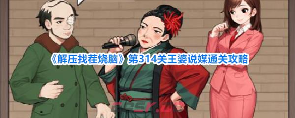 《解压找茬烧脑》第314关王婆说媒通关攻略-第1张-手游攻略-GASK