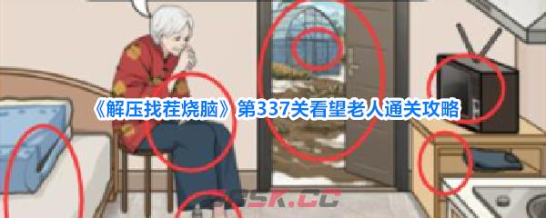 《解压找茬烧脑》第337关看望老人通关攻略-第1张-手游攻略-GASK