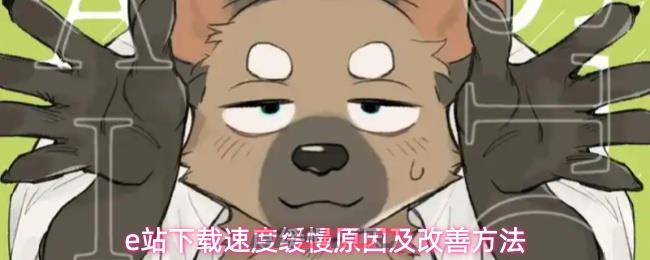 e站下载速度缓慢原因及改善方法