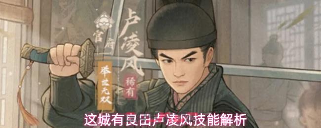 这城有良田卢凌风技能解析-第1张-手游攻略-GASK