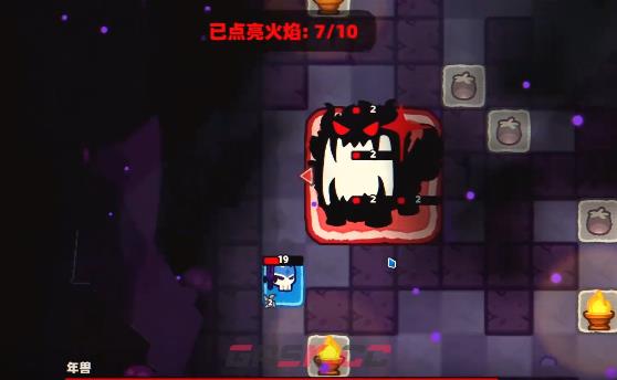 《卡片魔王：只剩个头》冰山火盆点亮顺序介绍-第2张-手游攻略-GASK