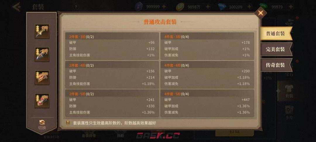 地牢猎手6四大套装属性介绍-第2张-手游攻略-GASK
