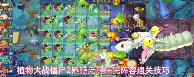 植物大战僵尸2黑暗无尽平民阵容通关技巧