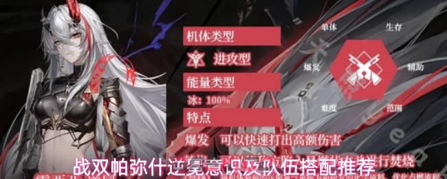 战双帕弥什逆冕意识及队伍搭配推荐