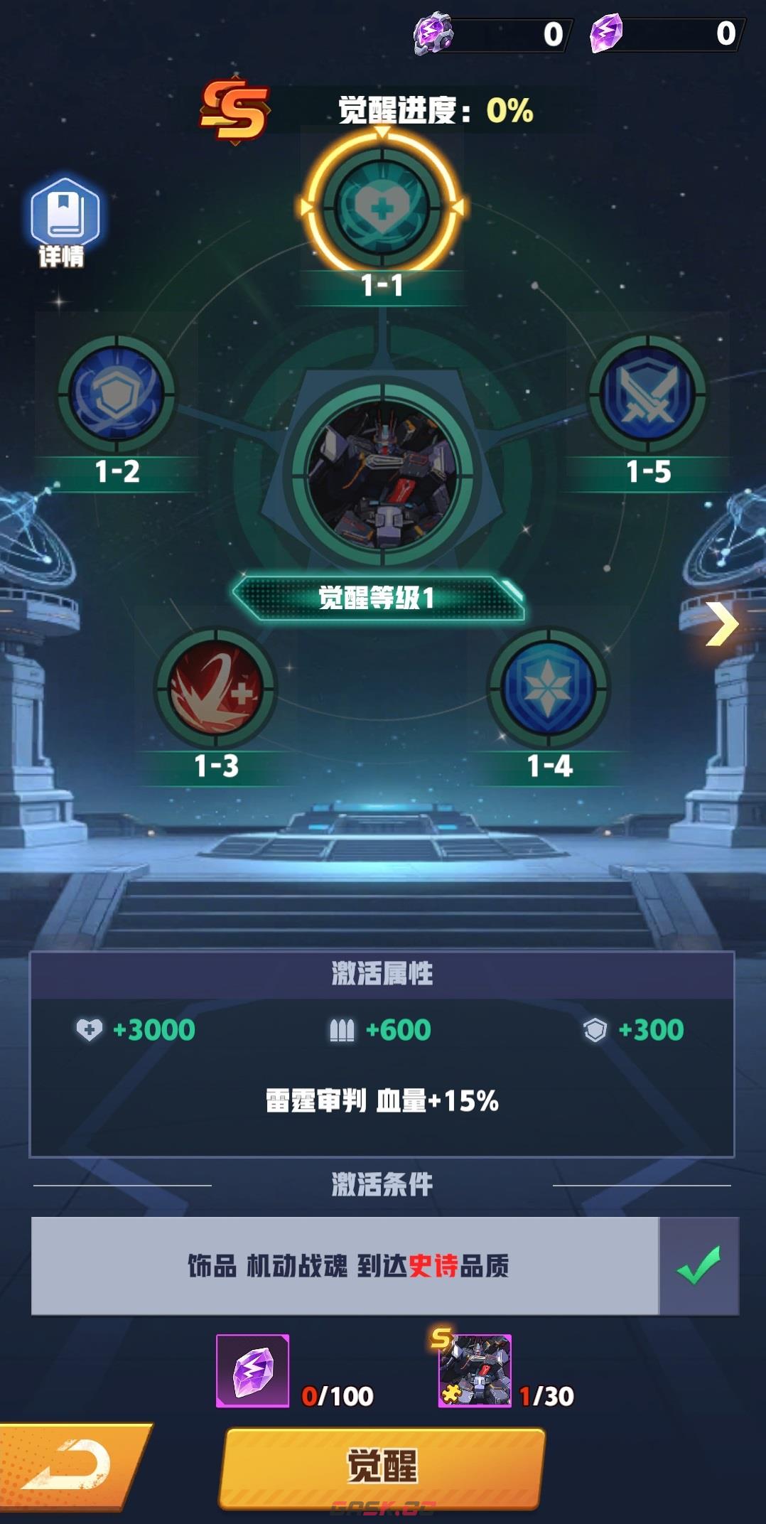 《王牌机师》觉醒条件介绍-第2张-手游攻略-GASK