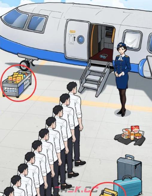 《婆婆玩脑洞》排队登机帮他们提前登机通关攻略-第2张-手游攻略-GASK