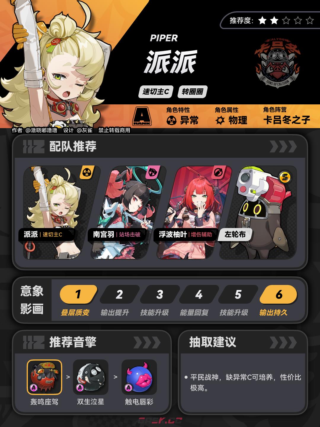绝区零V3.0上半卡池尼克及派派抽取建议-第3张-手游攻略-GASK