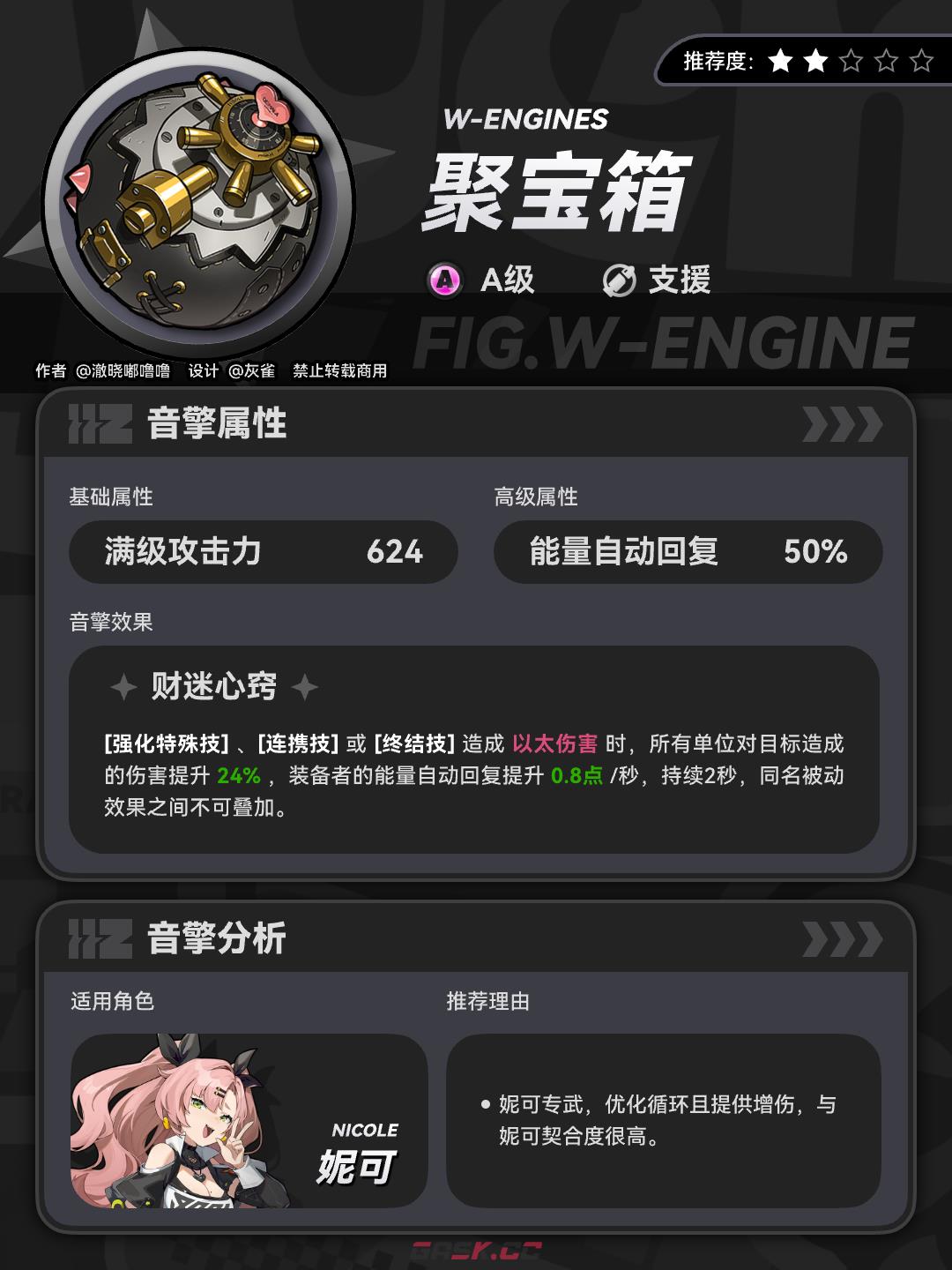 绝区零聚宝箱适配角色及效果解析-第2张-手游攻略-GASK