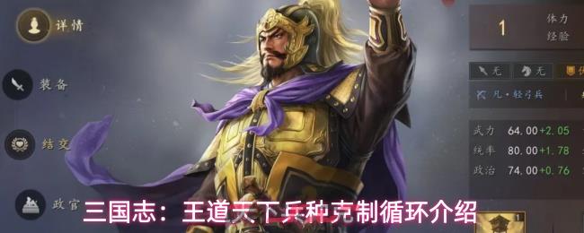三国志：王道天下兵种克制循环介绍-第1张-手游攻略-GASK