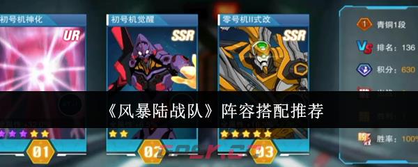 《风暴陆战队》阵容搭配推荐-第1张-手游攻略-GASK