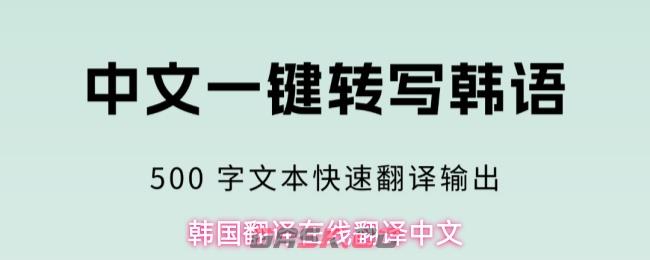 韩国翻译在线翻译中文-第1张-手游攻略-GASK