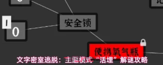 文字密室逃脱：主题模式“活埋”解谜攻略-第1张-手游攻略-GASK