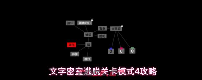 文字密室逃脱关卡模式4攻略-第1张-手游攻略-GASK