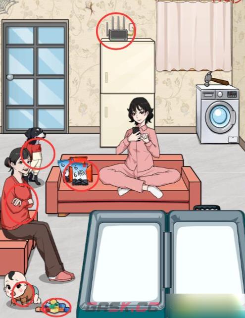 《超级梗传大师》大学生行李装满行李箱通关攻略-第2张-手游攻略-GASK