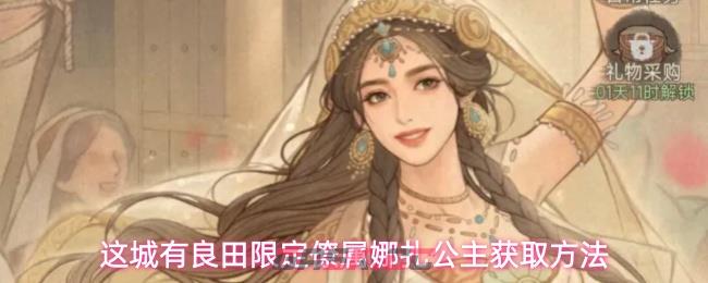 这城有良田限定僚属娜扎公主获取方法
