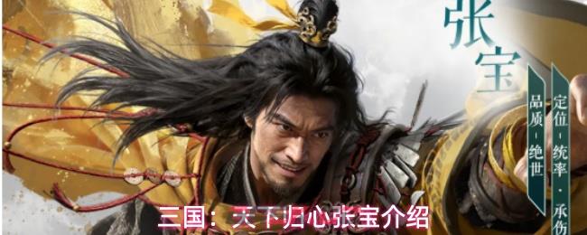 三国:天下归心张宝介绍