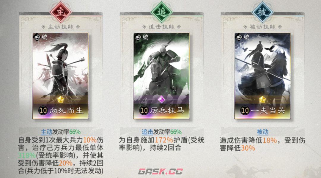 三国：天下归心许褚单挑阵容搭配-第8张-手游攻略-GASK