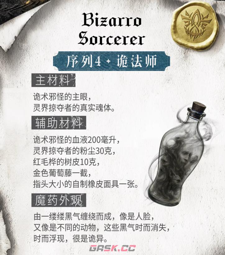 《诡秘之主》占卜家魔药配方介绍-第7张-手游攻略-GASK