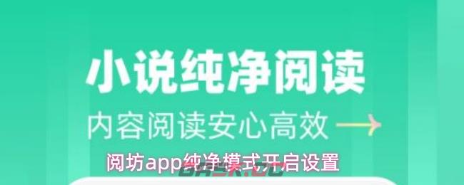 阅坊app纯净模式开启设置