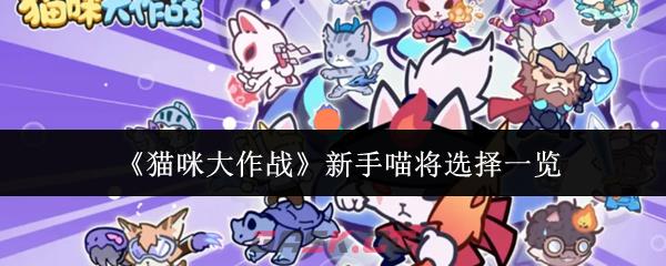 《猫咪大作战》新手喵将选择一览
