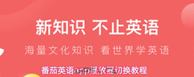 番茄英语app播放器切换教程-第1张-手游攻略-GASK