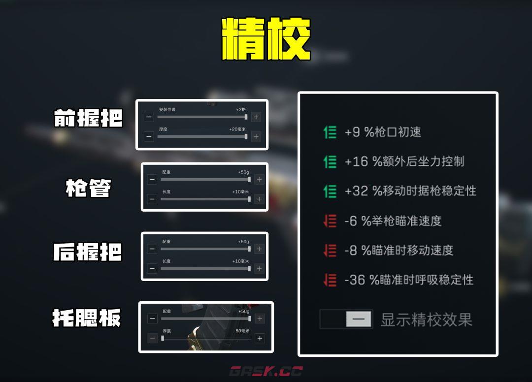 三角洲行动高甲伤QBZ95突击步枪改装方案-第8张-手游攻略-GASK