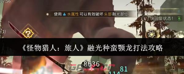 《怪物猎人：旅人》融光种蛮颚龙打法攻略-第1张-手游攻略-GASK