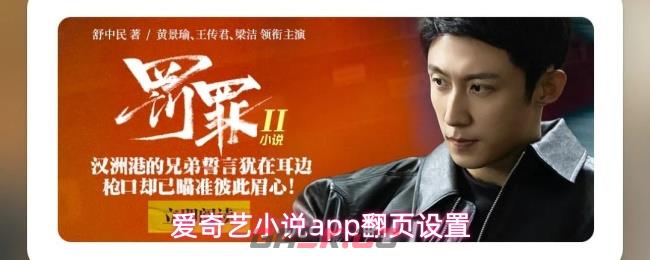 爱奇艺小说app翻页设置