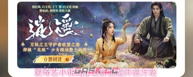 爱奇艺小说app更新提醒开启方法-第1张-手游攻略-GASK