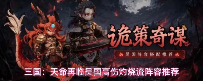 三国：天命再临吴国高伤灼烧流阵容推荐